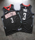 Men 13 Chris Paul Jersey Black Houston Rockets Jersey Swingman Fanatics