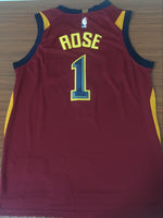 Men 1 Derrick Rose Jersey Red Cleveland Cavaliers Jersey Swingman Fanatics