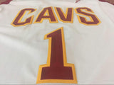 Men 1 Derrick Rose Jersey White Cleveland Cavaliers Jersey Swingman Fanatics