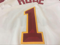 Men 1 Derrick Rose Jersey White Cleveland Cavaliers Jersey Swingman Fanatics