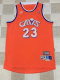 Men 23 Lebron James Jersey Orange Cleveland Cavaliers Swingman Jersey