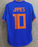 2018 Men Colombia Jersey #10 James Soccer Jersey World Cup Jersey Player