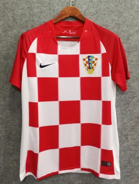 2018 Men Croatia Jersey Stadium Home Soccer Jersey World Cup Jersey Fanatics