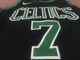 Men 7 Jaylen Brown Jersey Black Boston Celtics Jersey Swingman Fanatics