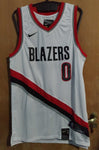 Men 0 Damian Lillard Jersey White Portland Trail Blazers Fanatics