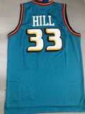Men 33 Grant Hill Jersey Green Detroit Pistons Throwback Swingman Fanatics