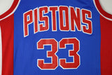 Men 33 Grant Hill Jersey Blue Detroit Pistons Jersey Swingman Fanatics