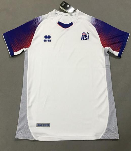 2018 Men Iceland Jersey Away Stadium Soccer World Cup Jersey Fanatics