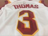 Men 3 Isaiah Thomas Jersey White Cleveland Cavaliers Jersey Swingman Fanatics
