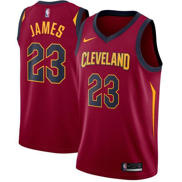 Men CAVS 23 Lebron James Jersey Red Cleveland Cavaliers Jersey Fanatics