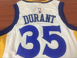 Men GSW 35 Kevin Durant Jersey White Golden State Warriors Fanatics