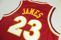 Men CAVS 23 Lebron James Swingman Jersey Red Cleveland Cavaliers Jersey