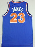 Men CAVS 23 Lebron James Jersey Blue Cleveland Cavaliers Swingman