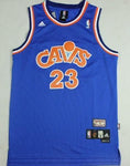 Men CAVS 23 Lebron James Jersey Blue Cleveland Cavaliers Swingman