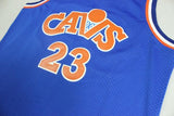 Men CAVS 23 Lebron James Jersey Blue Cleveland Cavaliers Swingman