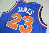 Men CAVS 23 Lebron James Jersey Blue Cleveland Cavaliers Swingman