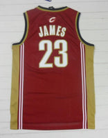 Men 23 Lebron James Swingman Jersey Red Cleveland Cavaliers Jersey