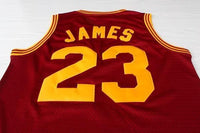 Men 23 Lebron James Christmas Jersey Cleveland Cavaliers Swingman Jersey