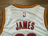 Men CAVS 23 Lebron James Jersey White Cleveland Cavaliers Jersey Swingman