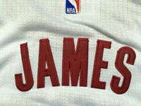 Men CAVS 23 Lebron James Jersey White Cleveland Cavaliers Jersey Swingman