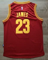 Men CAVS 23 Lebron James Swingman Jersey Red Cleveland Cavaliers Jersey