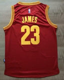 Men CAVS 23 Lebron James Swingman Jersey Red Cleveland Cavaliers Jersey