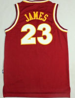 Men CAVS 23 Lebron James Swingman Jersey Red Cleveland Cavaliers Jersey