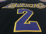 Men 2 Lonzo Ball Jersey Black Los Angeles Lakers Jersey Swingman Fanatics