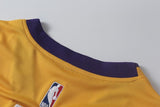 Men 2 Lonzo Ball Swingman Jersey Yellow Los Angeles Lakers Jersey Swingman