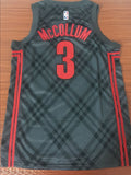 Men 3 C J McCollum Jersey Rip City White Portland Trail Blazers Jersey