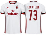 Men 73 Manuel Locatelli Jersey Away Soccer AC Milan Jersey 2018 Serie A