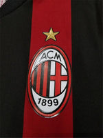 Men 00 Custom Jersey Home Soccer AC Milan Jersey 2018 Serie A