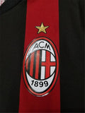 Men 00 Custom Jersey Home Soccer AC Milan Jersey 2018 Serie A