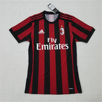 Men 00 Custom Jersey Home Soccer AC Milan Jersey 2018 Serie A