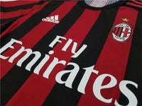 Men 00 Custom Jersey Home Soccer AC Milan Jersey 2018 Serie A
