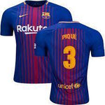 Men 3 Gerard Pique Jersey Soccer Barcelona Jersey 2018 La Liga