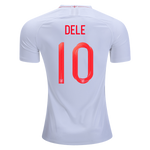 Men #10 Dele Jersey Home England Jersey 2018 FIFA World Cup