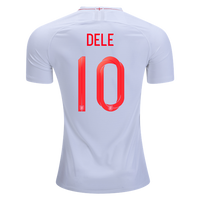 Men #10 Dele Jersey Home England Jersey 2018 FIFA World Cup