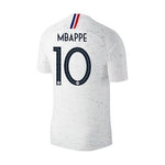 Men #10 Kylian Mbappe Jersey White France National 2018 FIFA World Cup