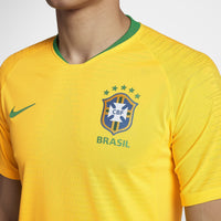 Men #21 Firmino Jersey Home Brazil National 2018 FIFA World Cup