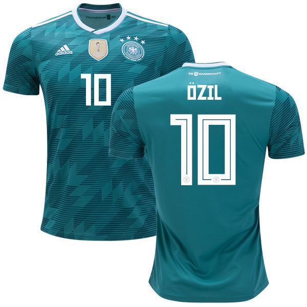 Men #10 Ozil Jersey Away Germany National 2018 FIFA World Cup