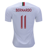 Men #11 Bernardo Jersey Away Portugal National 2018 FIFA World Cup