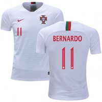 Men #11 Bernardo Jersey Away Portugal National 2018 FIFA World Cup