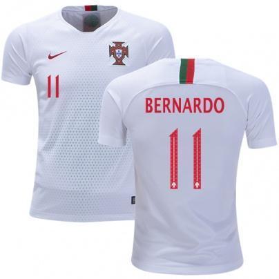 Men #11 Bernardo Jersey Away Portugal National 2018 FIFA World Cup