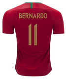 Men #11 Bernardo Jersey Home Portugal National 2018 FIFA World Cup