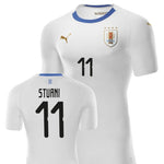 Men #11 Christian Stuani Jersey Uruguay National 2018 FIFA World Cup Player