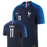 Men #11 Dembele Jersey Blue France National 2018 FIFA World Cup