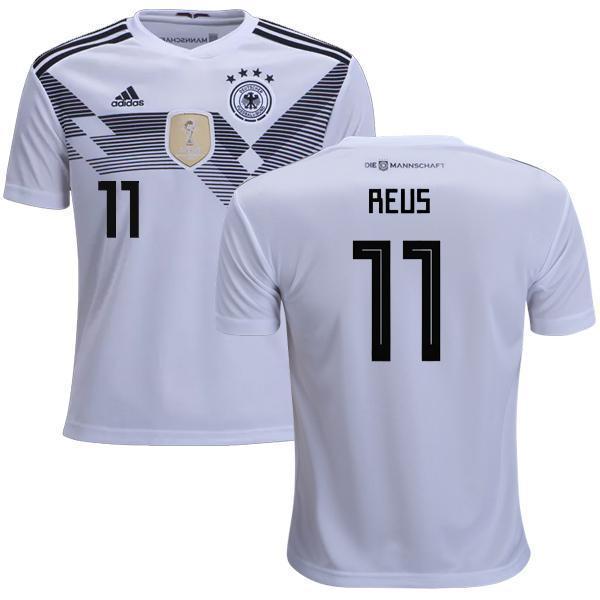 Men #11 Reus Jersey Home Germany National 2018 FIFA World Cup