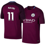 Men 11 Samir Nasri Jersey Away Soccer Manchester City Jersey Premier League