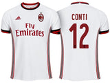 Men 12 Andrea Conti Jersey Away Soccer AC Milan Jersey 2018 Serie A
